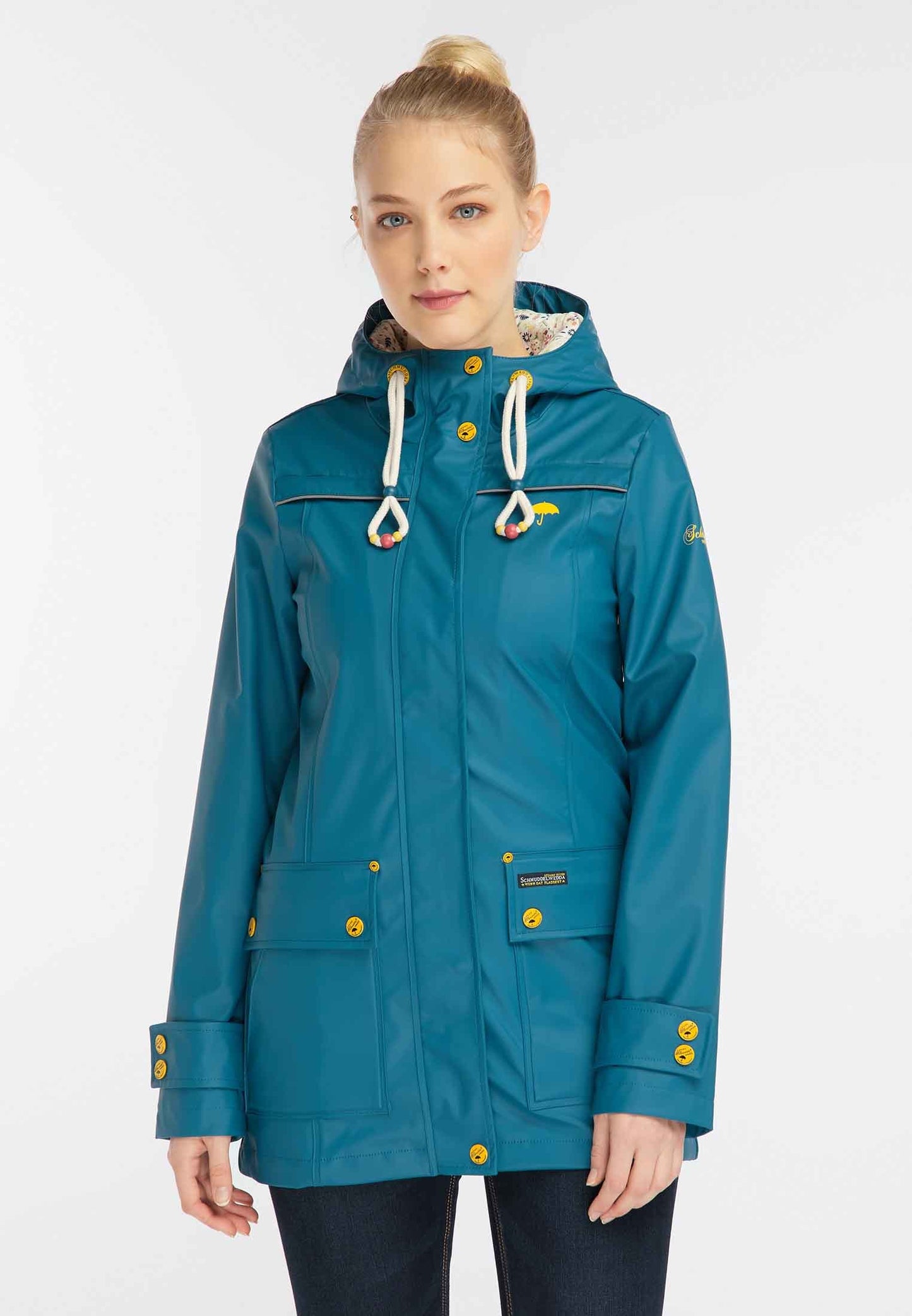Schmuddelwedda Damen-Regenjacke, wasserabweisend