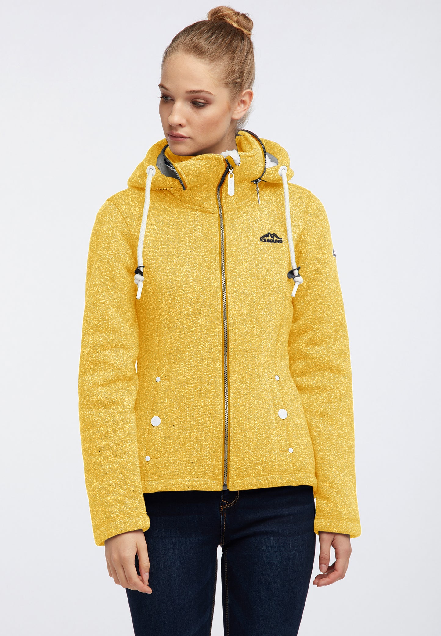 ICEBOUND Damen-Strickfleecejacke