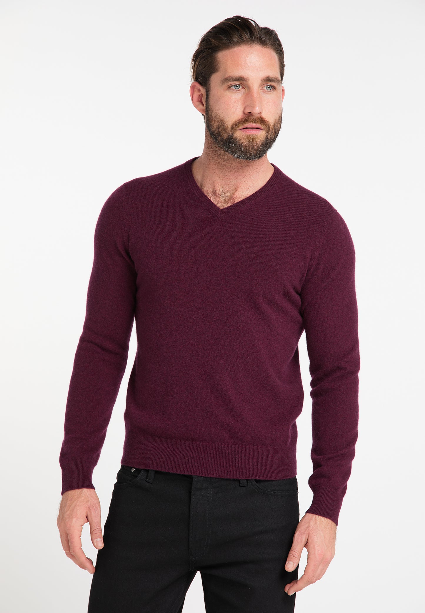 DreiMaster Vintage Herren-Kaschmirpullover
