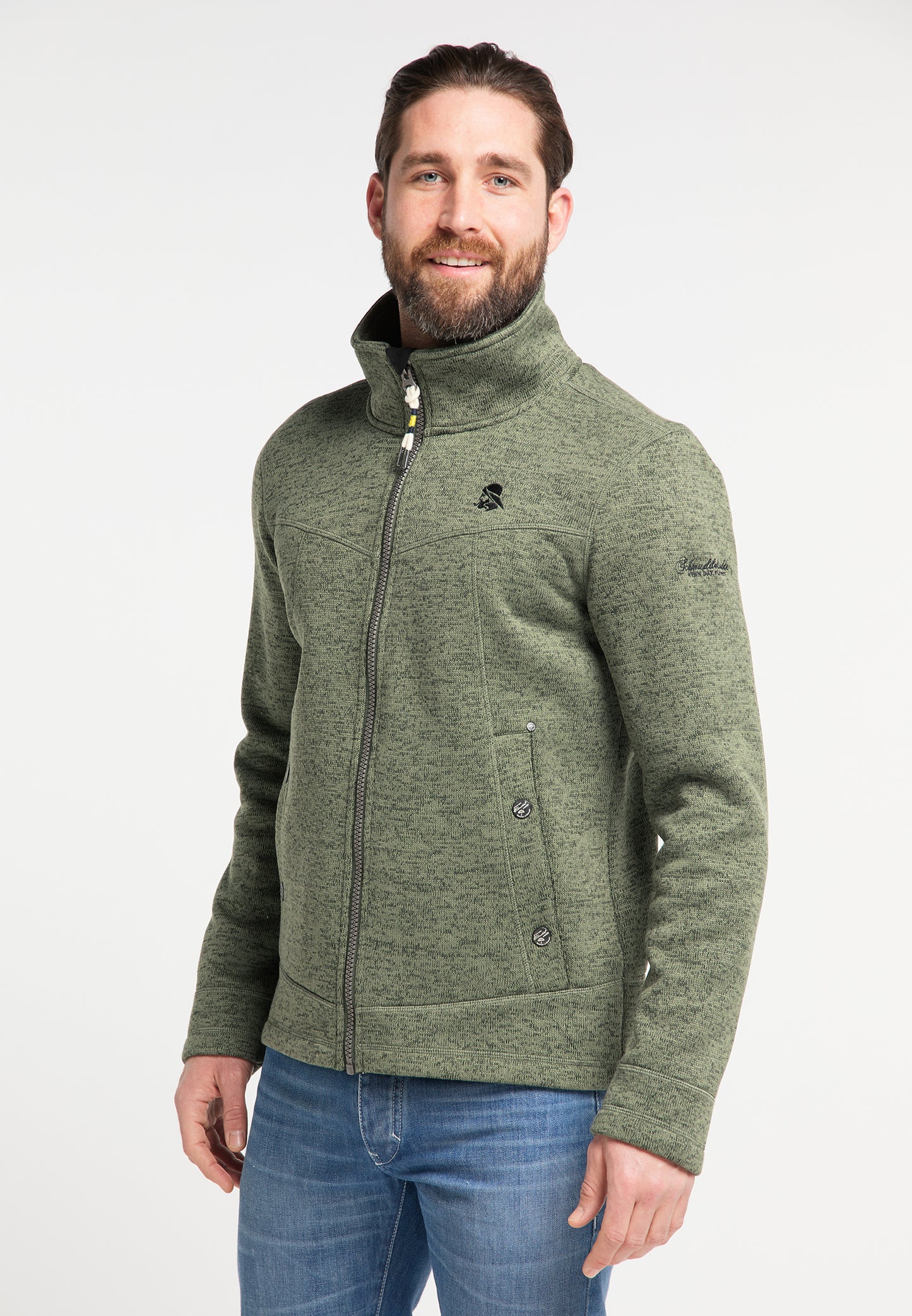 Schmuddelwedda Herren-Strickfleecejacke