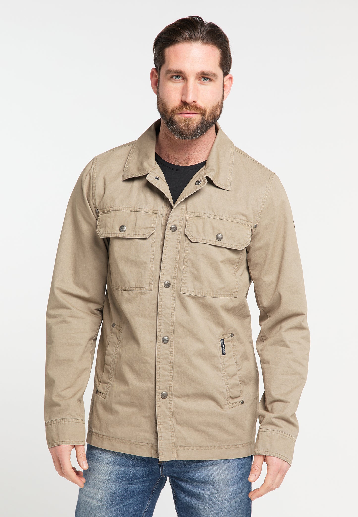 DreiMaster Vintage Herren-Hemdjacke