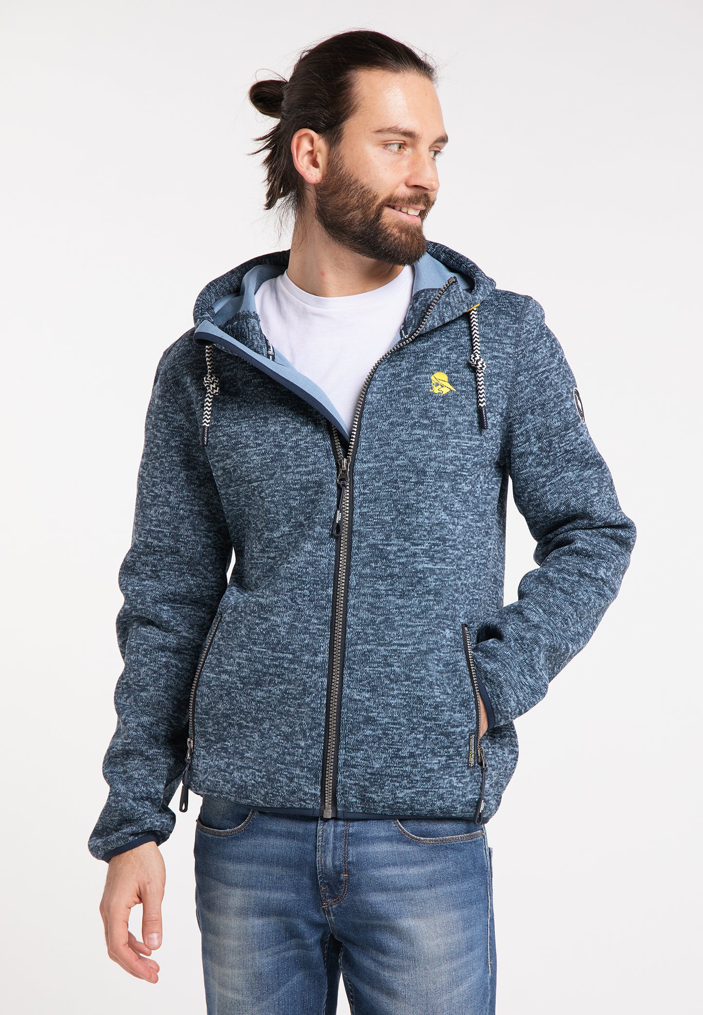 Schmuddelwedda Herren-Strickfleecejacke