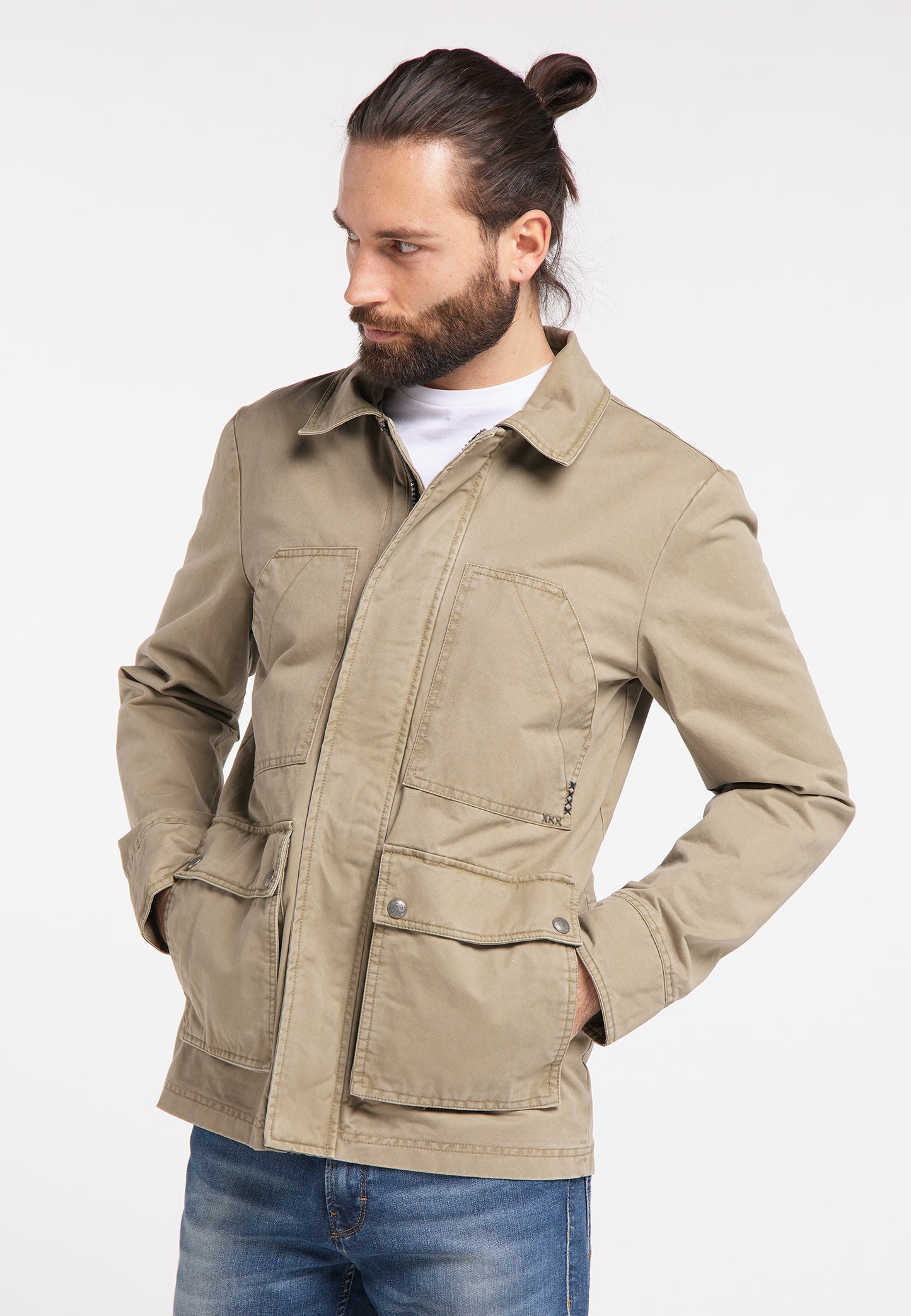 DreiMaster Vintage Herren-Baumwolljacke