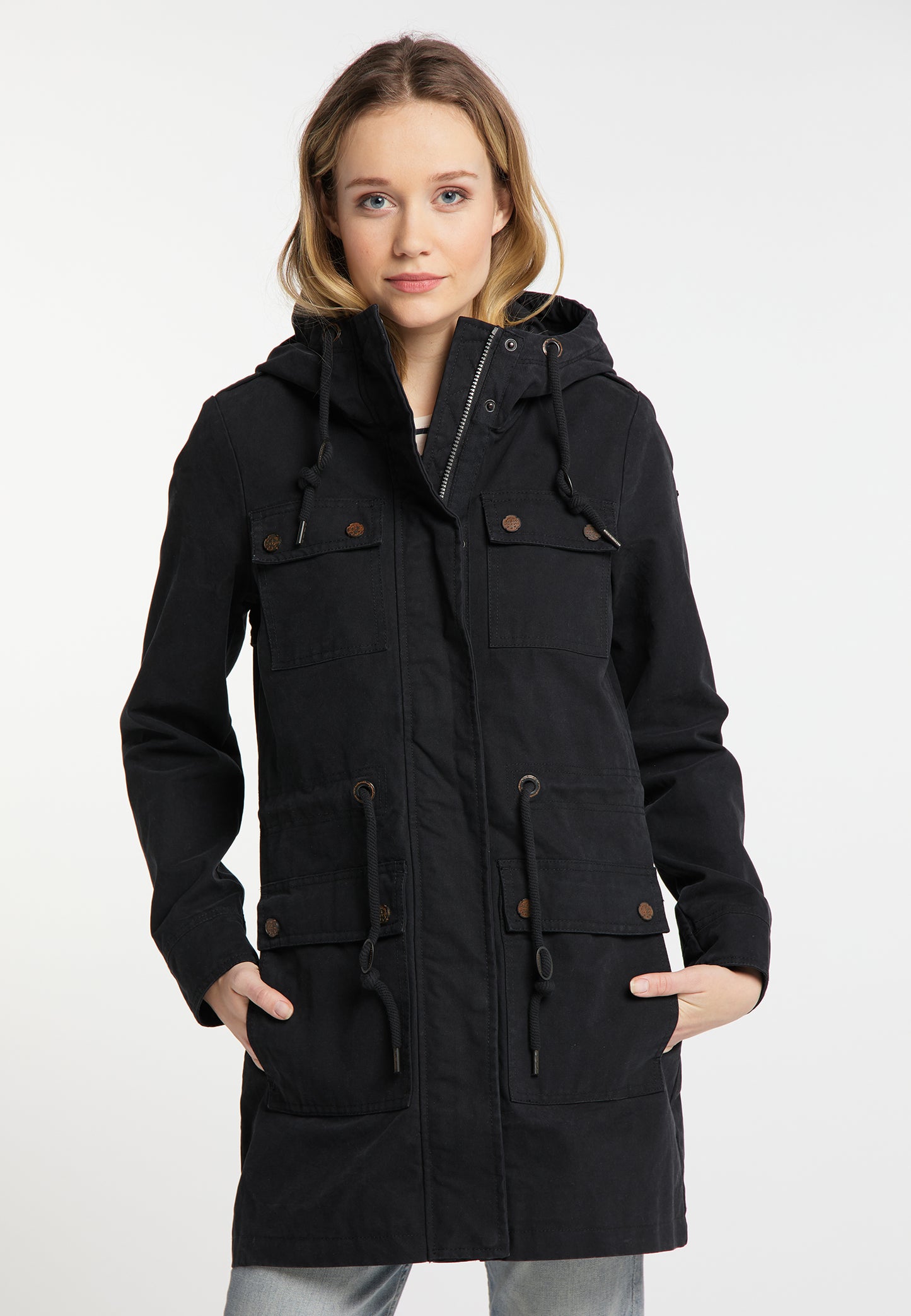 DreiMaster Vintage Damen-Baumwoll-Parka