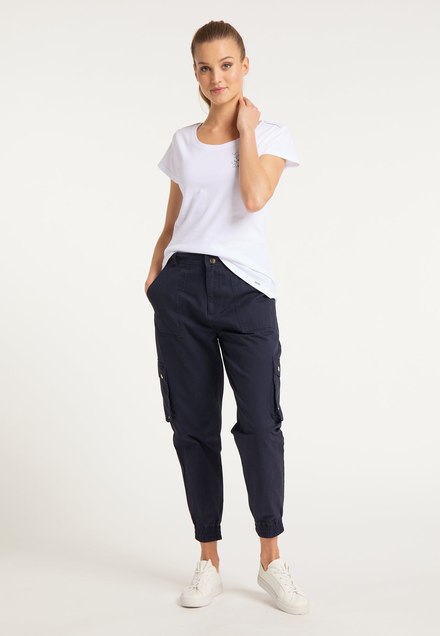 DreiMaster Vintage Damen-T-Shirt mit Stickerei