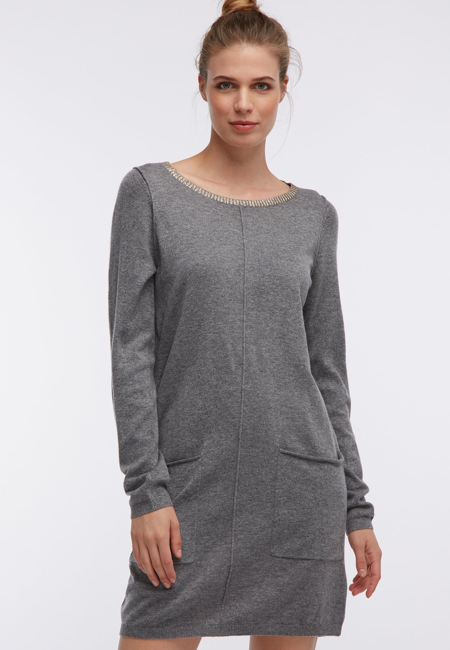 DreiMaster Women's Strickkleid