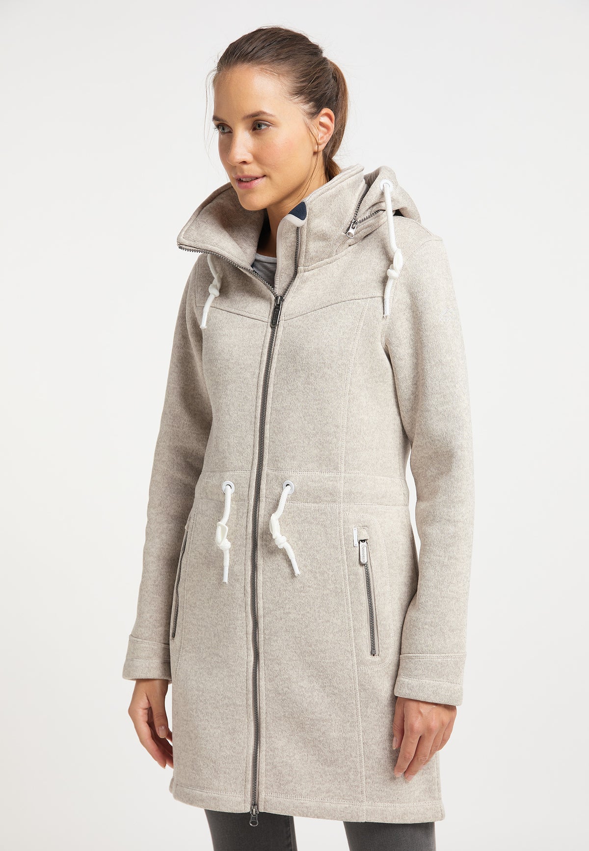 ICEBOUND Damen-Strickfleecemantel