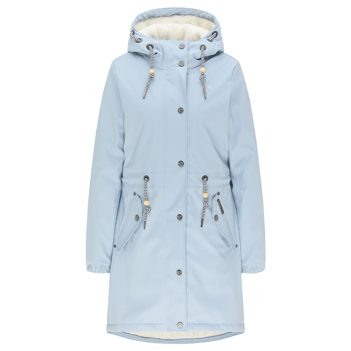 Schmuddelwedda Women's Regenmantel mit Teddyfutter