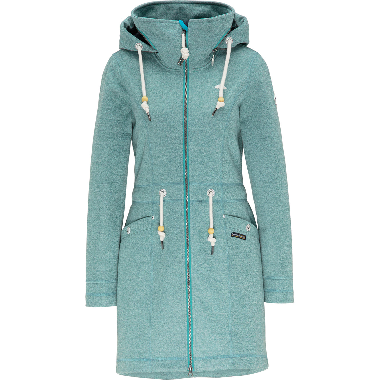 Schmuddelwedda Women's Strickfleece Funktionsmantel