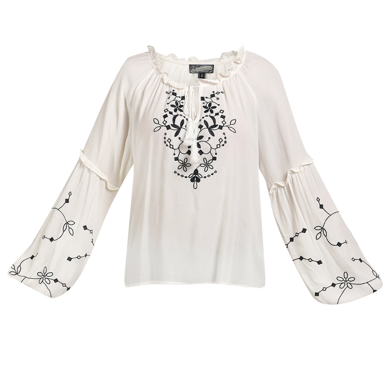 DreiMaster Vintage Damen Schlupfbluse