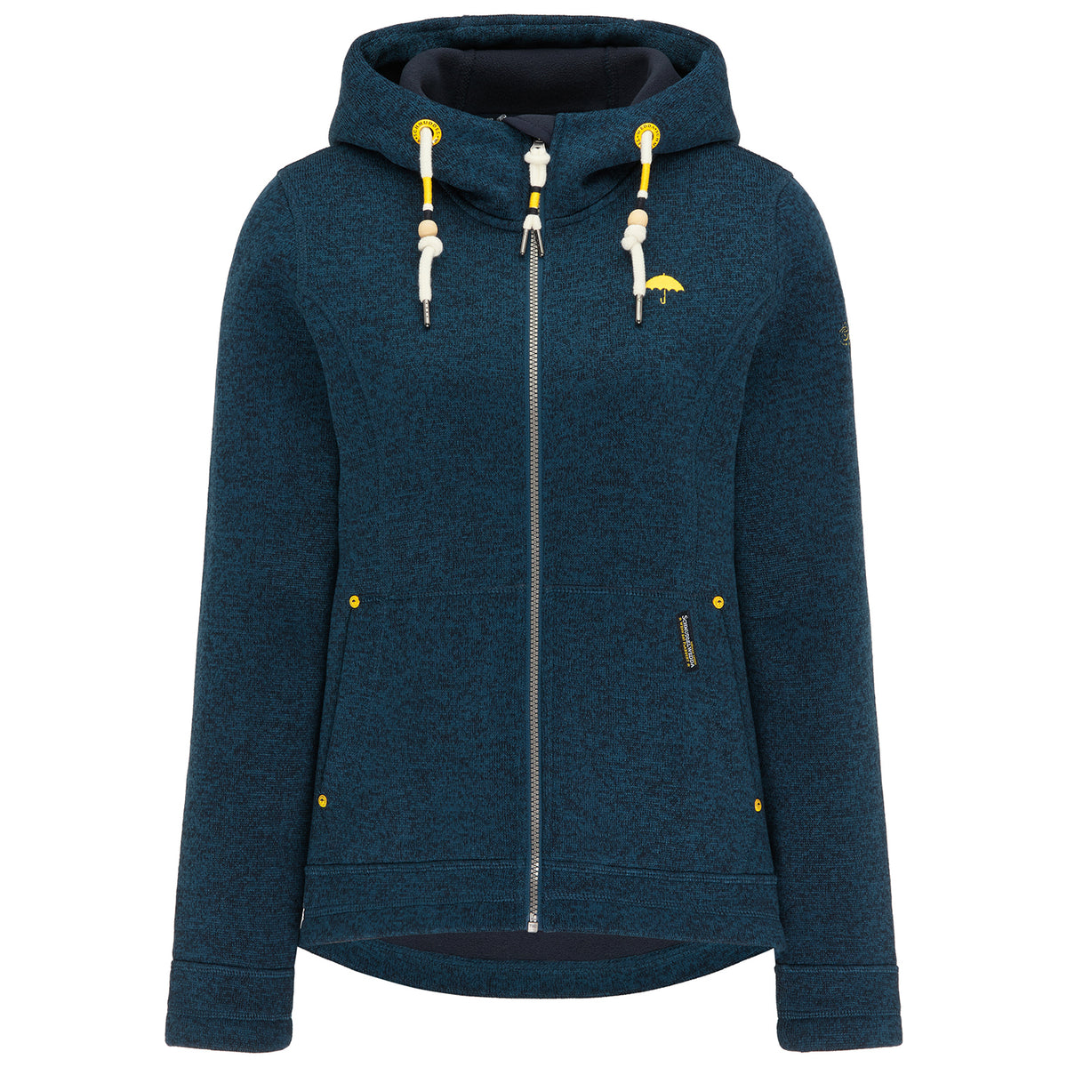 Schmuddelwedda Damen-Strickfleecejacke