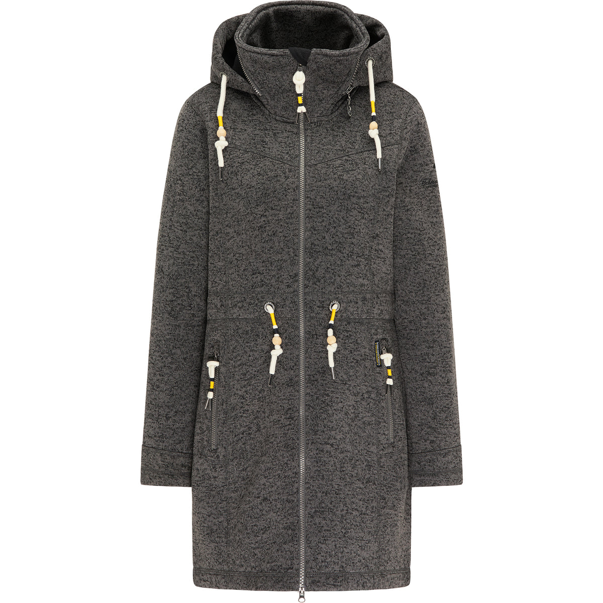 Schmuddelwedda Damen-Strickfleecemantel