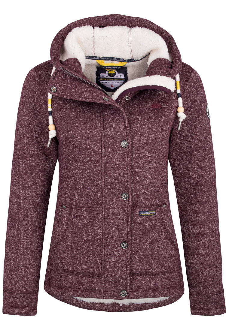 Schmuddelwedda Women's Strickfleecejacke