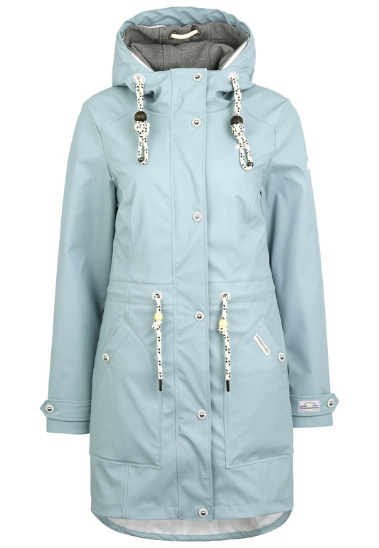 Schmuddelwedda Damen Parka mit herausnehmbarer Sweatshirtjacke