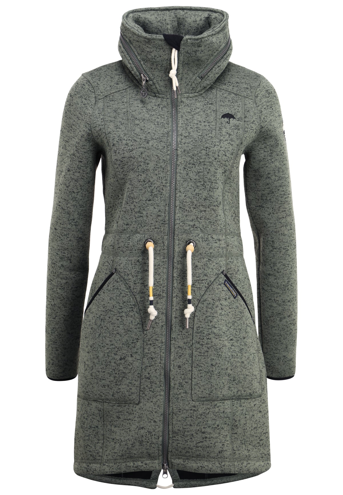 Schmuddelwedda Damen Strickfleeceparka