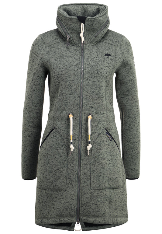 Schmuddelwedda Damen Strickfleeceparka