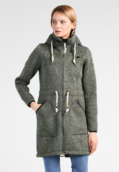 Schmuddelwedda Damen Strickfleeceparka
