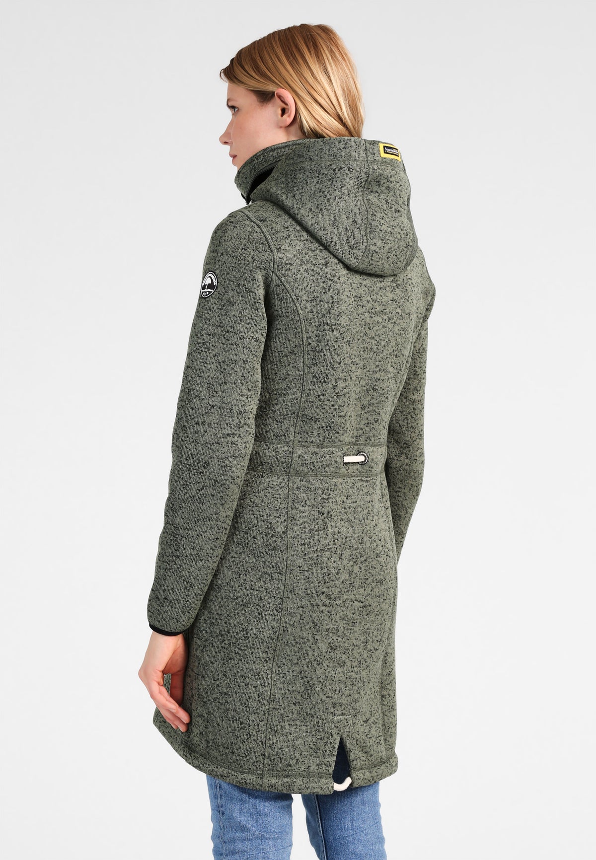 Schmuddelwedda Damen Strickfleeceparka