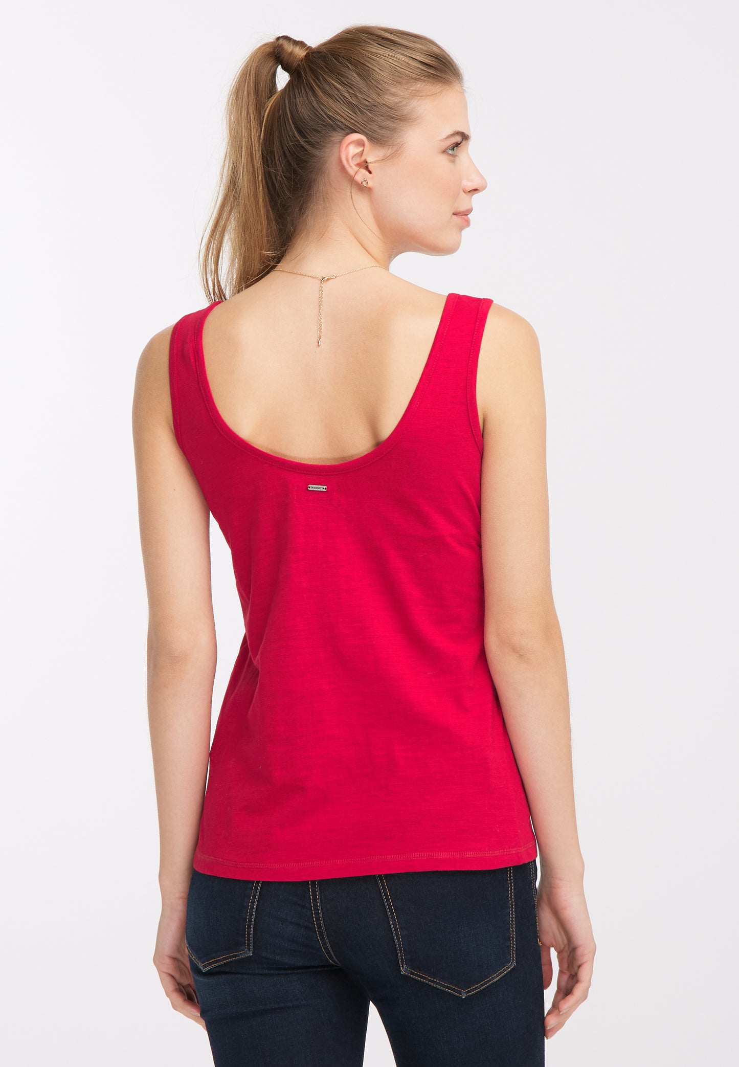 DreiMaster Maritim Damen-Sommertop mit Paillettenmotiv