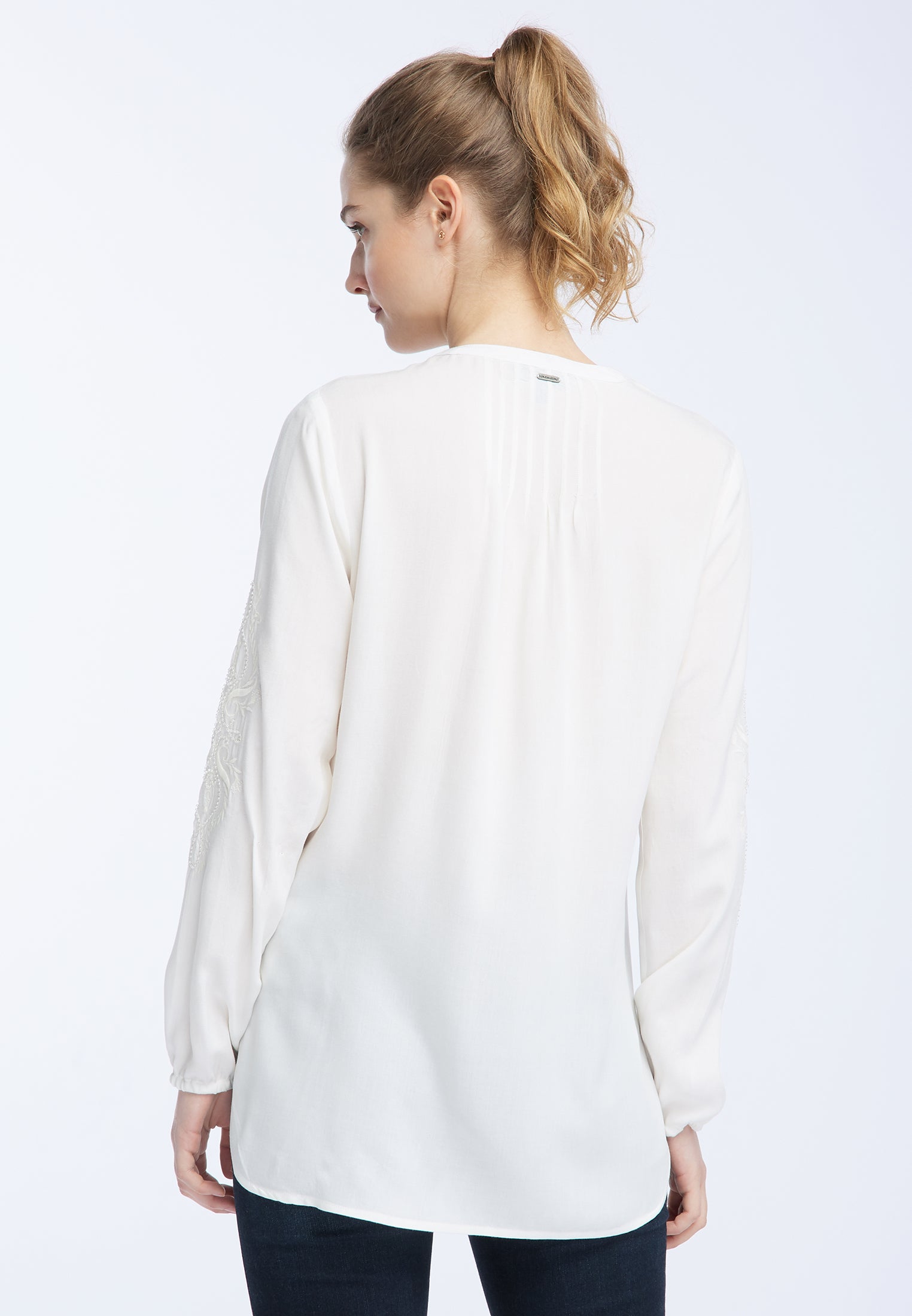 DreiMaster Vintage Women's Feminine Damen Bluse