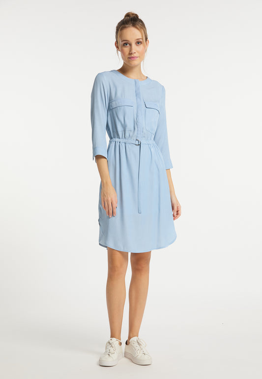DreiMaster Vintage Damen-Hemdblusenkleid