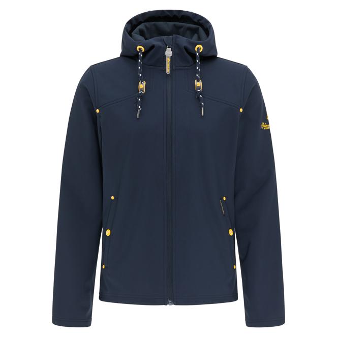Schmuddelwedda Herren-Softshelljacke mit Magic-Print