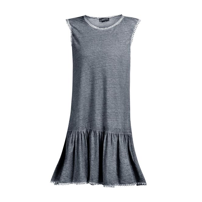 DreiMaster Vintage Women's Leinenkleid