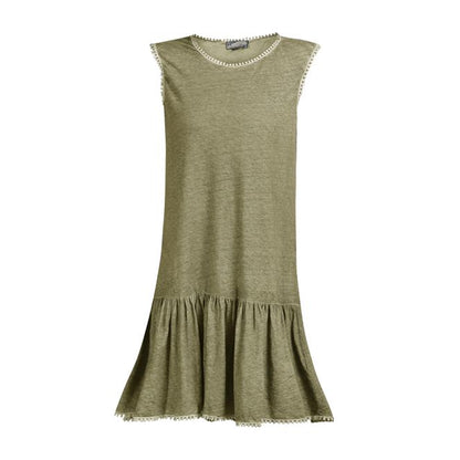 DreiMaster Vintage Women's Leinenkleid