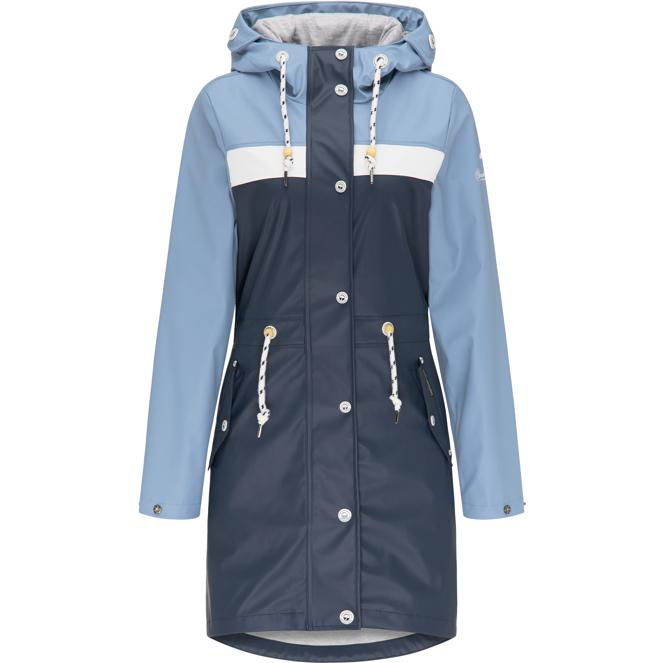 Schmuddelwedda Women's Colorblock Regenmantel