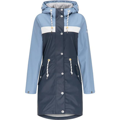 Schmuddelwedda Women's Colorblock Regenmantel