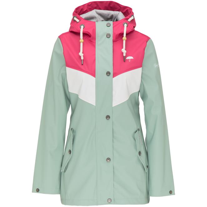 Schmuddelwedda Women's Color-Block Regenjacke