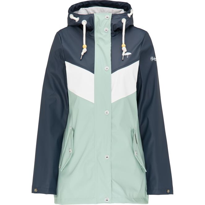 Schmuddelwedda Women's Color-Block Regenjacke