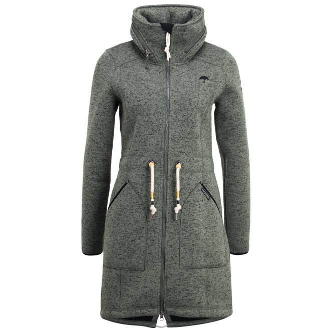 Schmuddelwedda Damen Strickfleeceparka