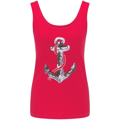 DreiMaster Maritim Women's Sommertop mit Paillettenmotiv