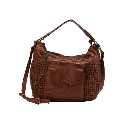 DreiMaster Vintage Damen-Lederhandtasche