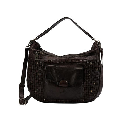 DreiMaster Vintage Damen-Lederhandtasche
