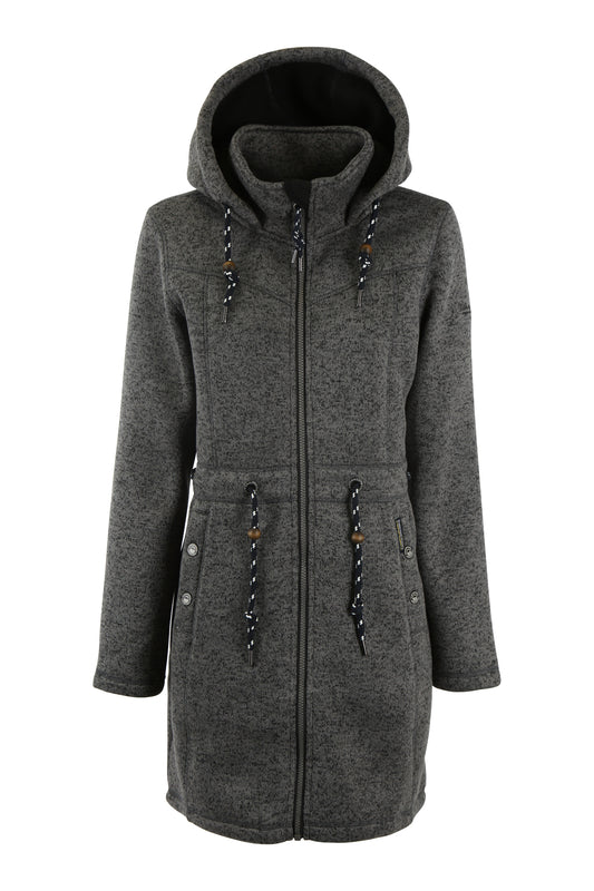 Schmuddelwedda Damen-Strickfleecemantel
