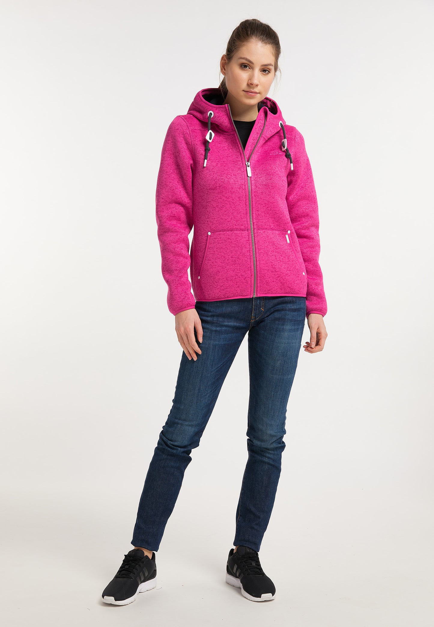 Strickfleecejacke