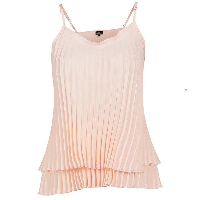 DreiMaster Klassik Damen-Plissee-Top