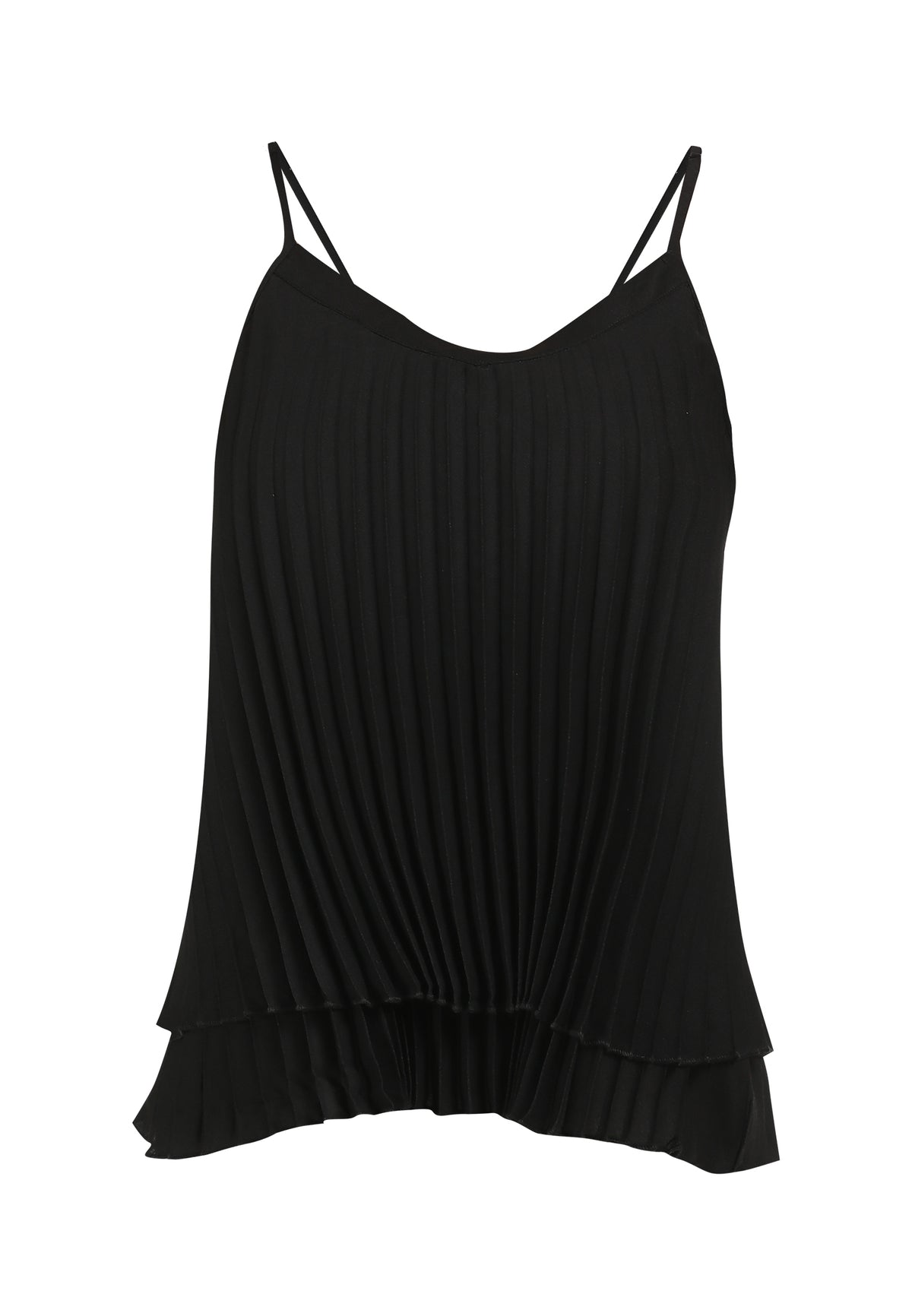 DreiMaster Klassik Damen-Plissee-Top