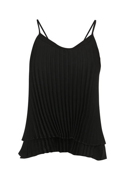 DreiMaster Klassik Damen-Plissee-Top