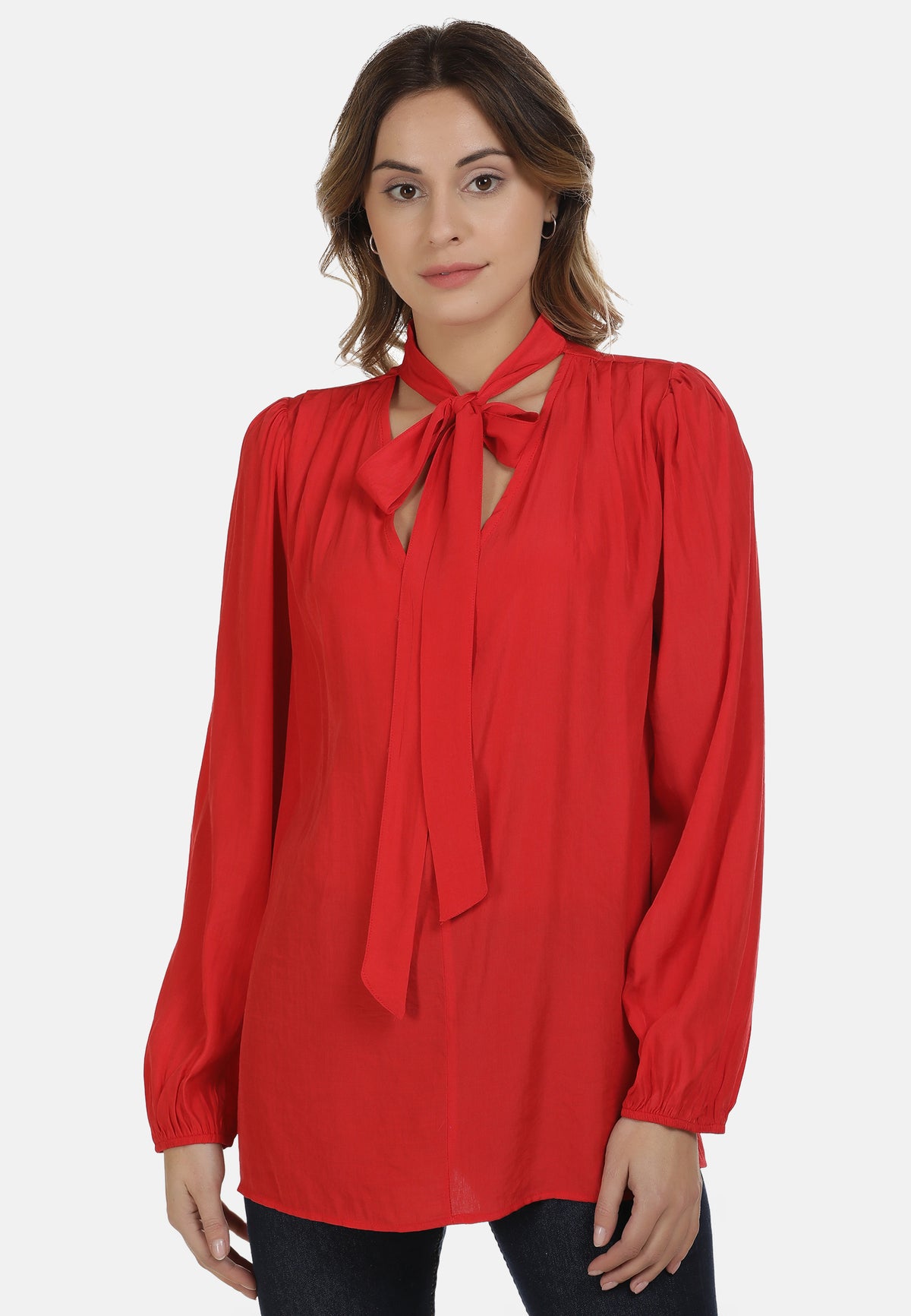 DreiMaster Maritim Women's Schluppenbluse