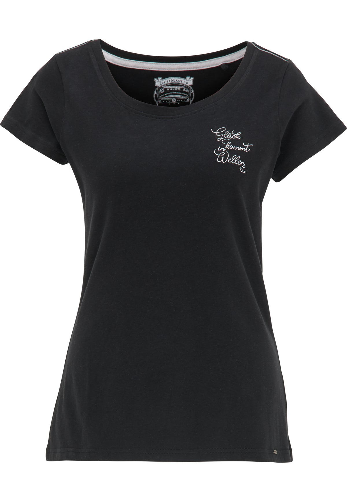DreiMaster Vintage Women's T-Shirt mit Stickerei