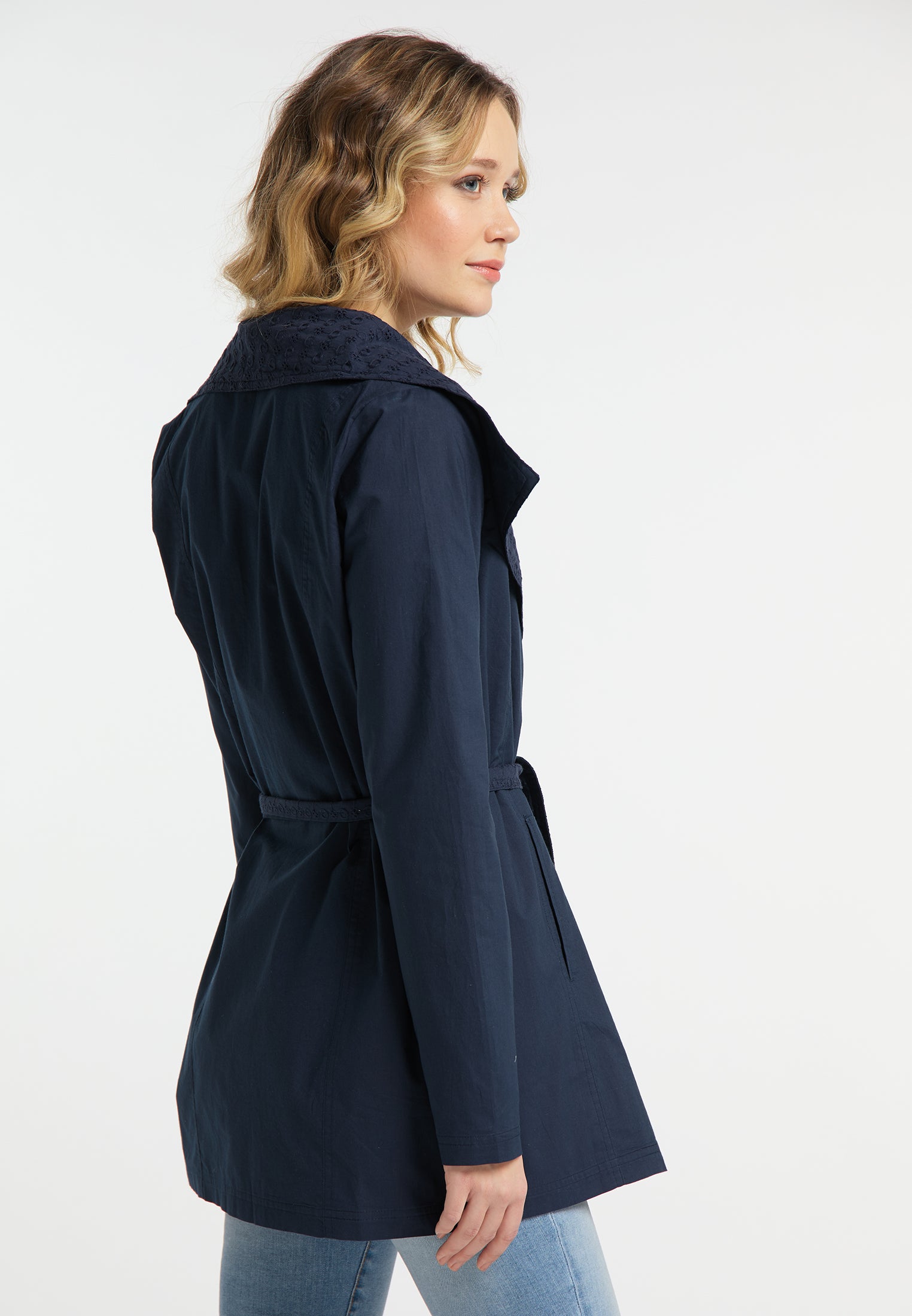 DreiMaster Vintage Women's Kurzmantel aus Baumwolle