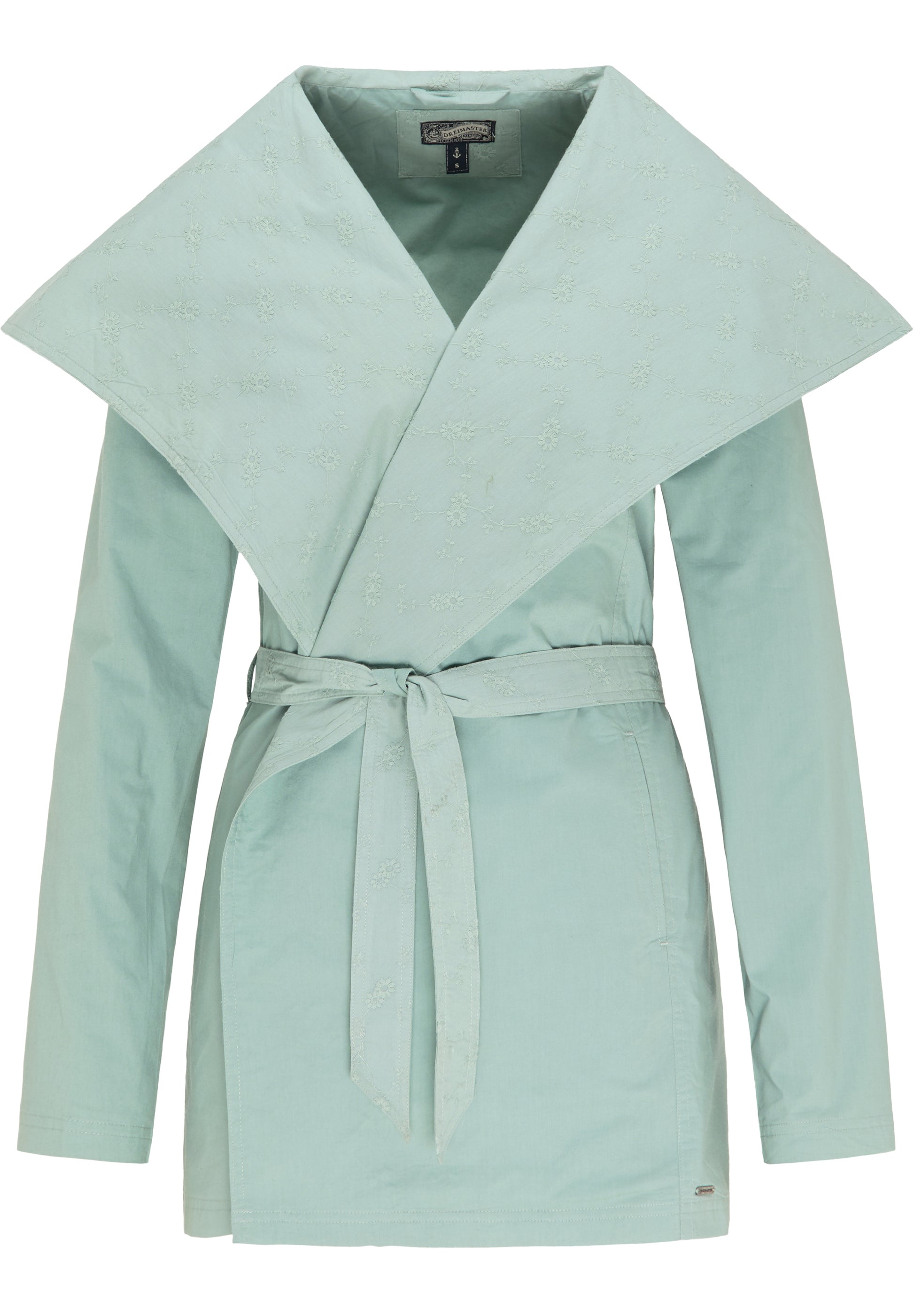 Dreimaster Vintage Damen Kurzmantel aus Baumwolle