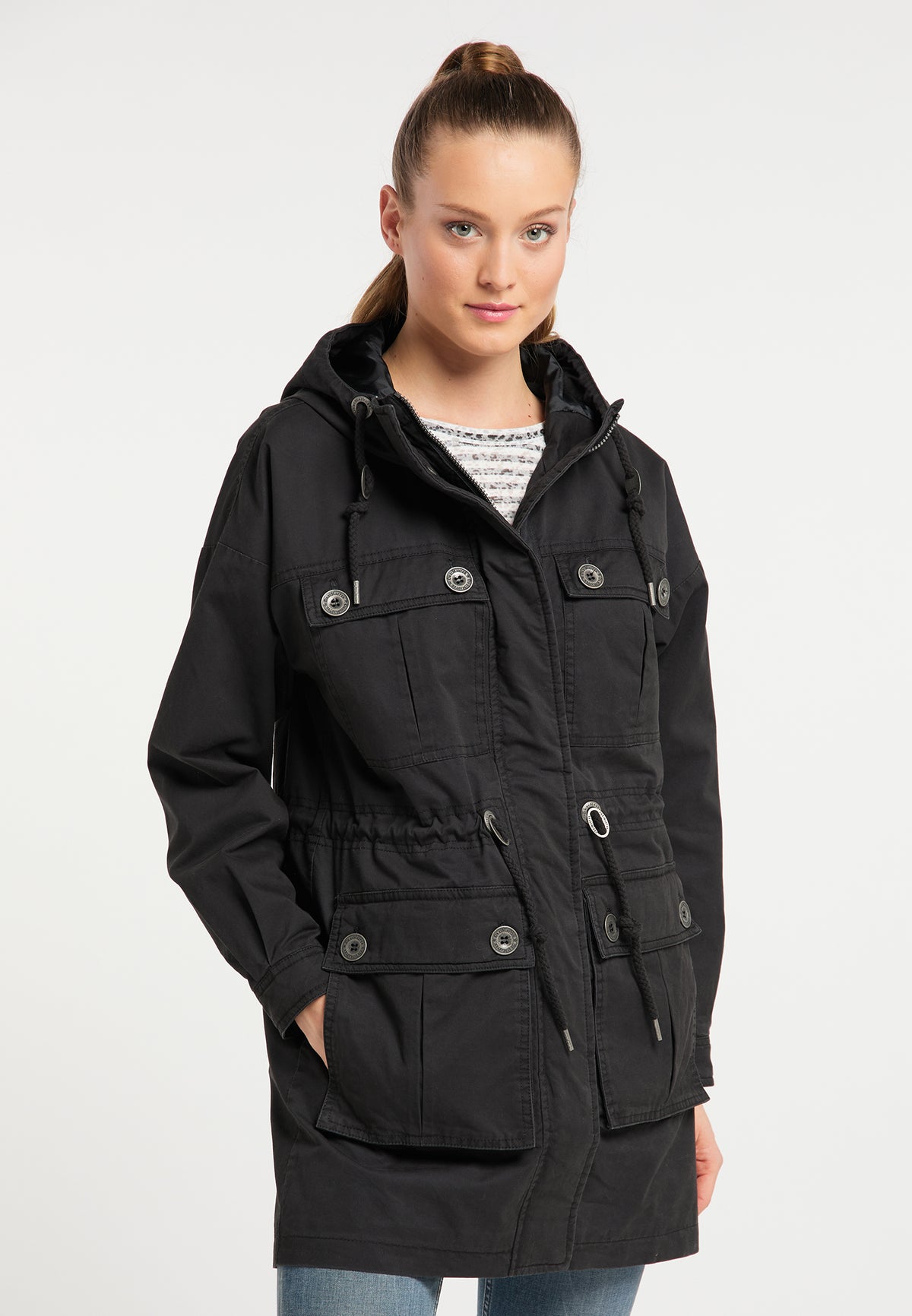 DreiMaster Vintage Women's Parka aus Baumwolle