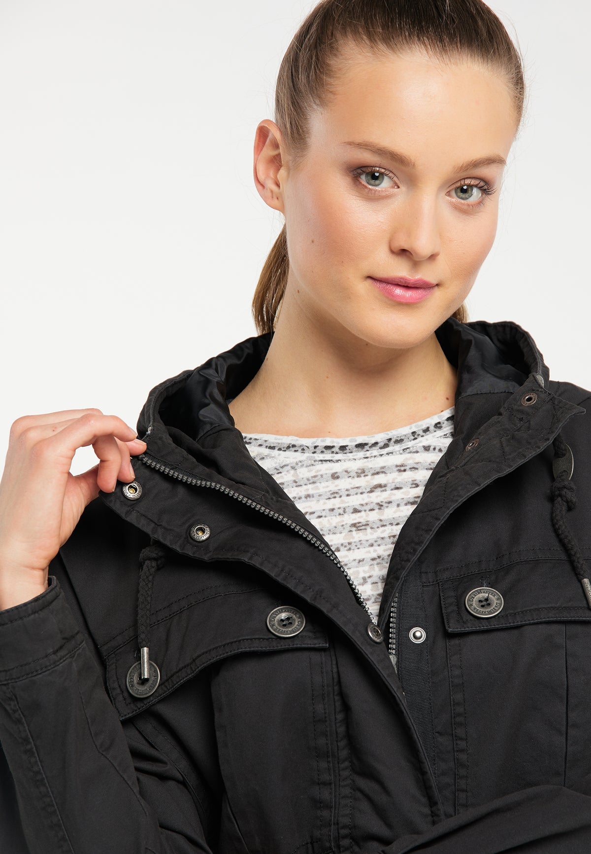 DreiMaster Vintage Women's Parka aus Baumwolle