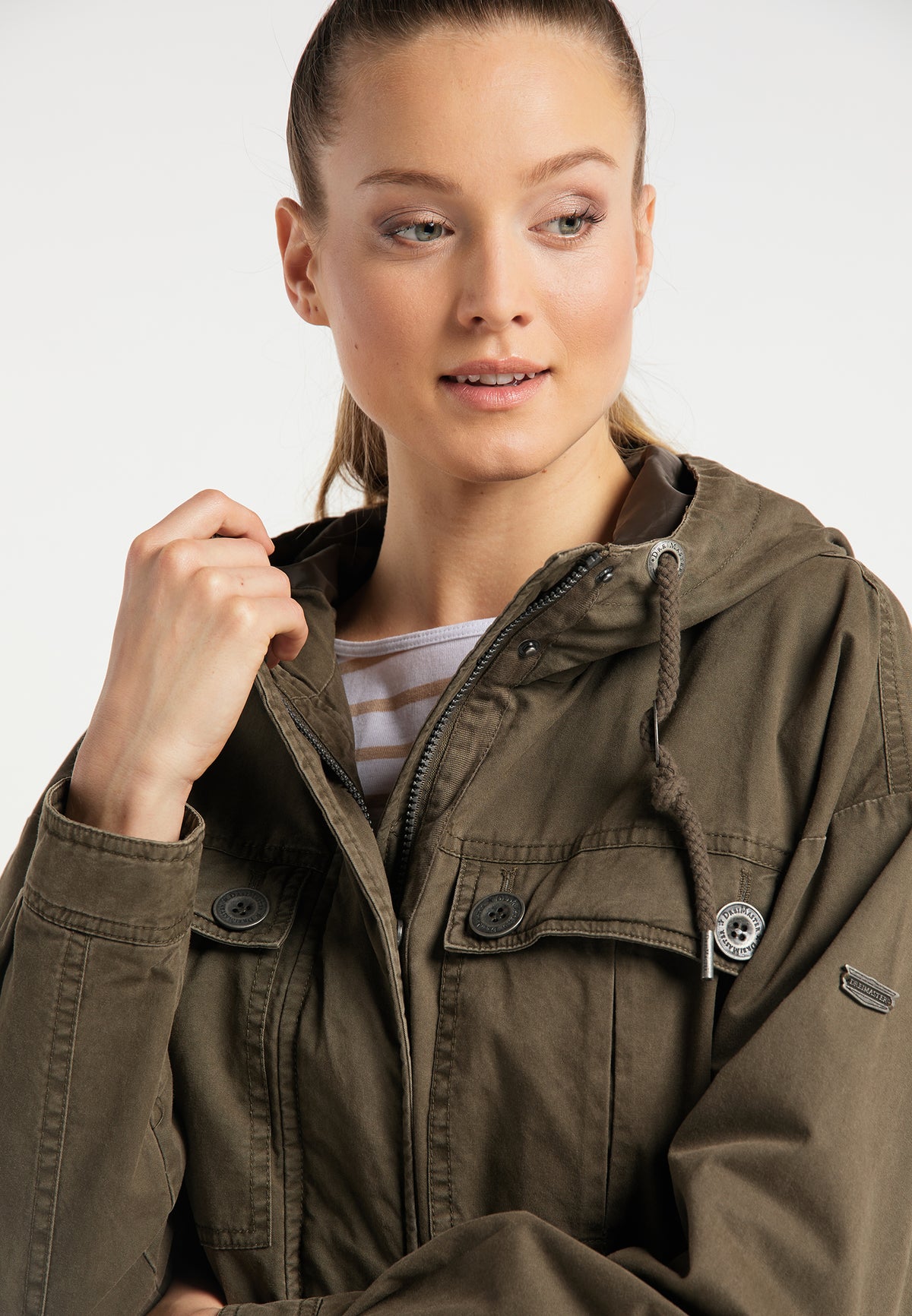 DreiMaster Vintage Women's Parka aus Baumwolle