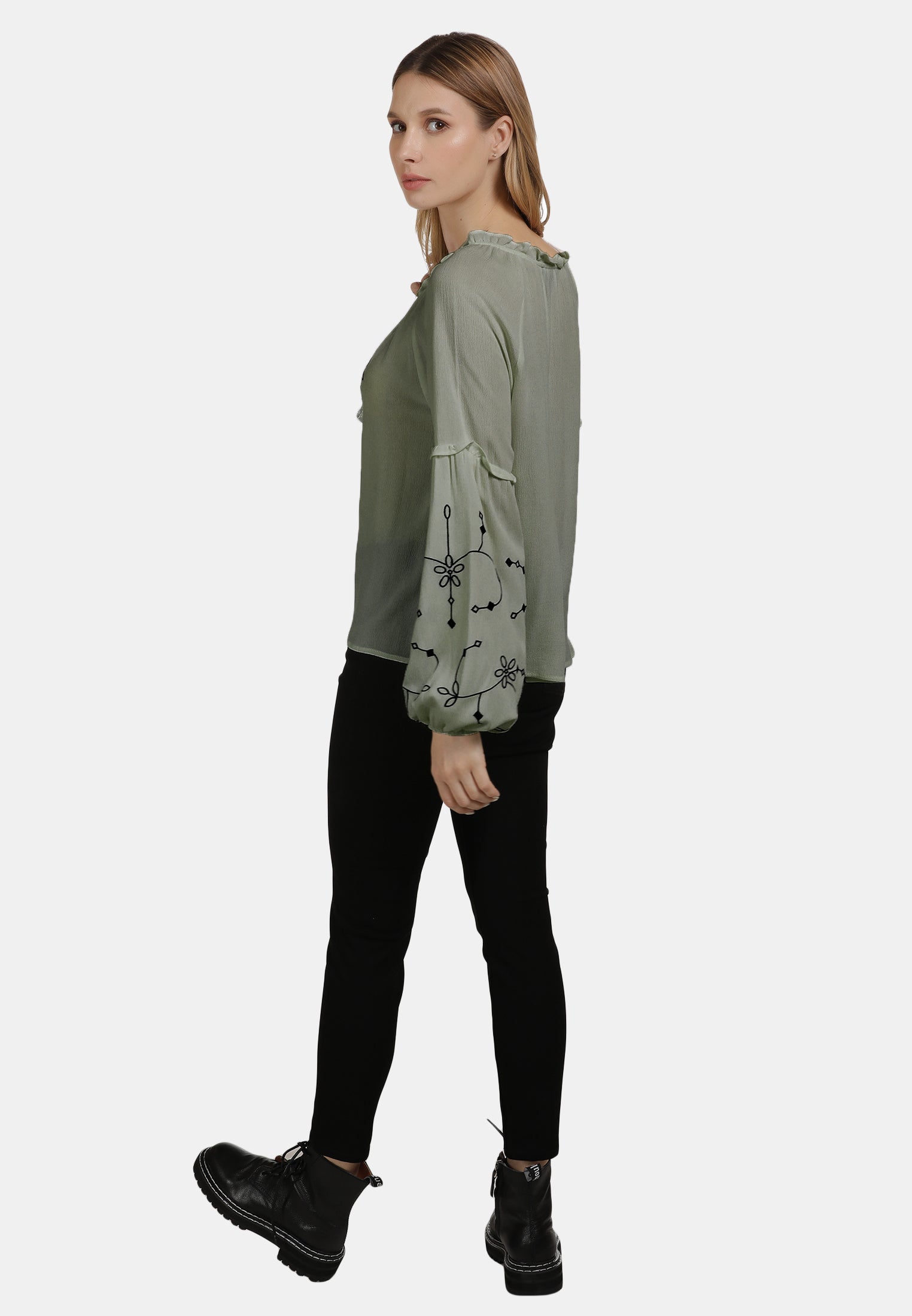 DreiMaster Vintage Women's Schlupfbluse