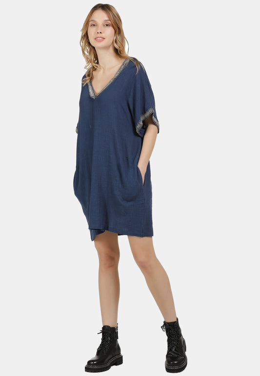 DreiMaster Vintage Damen-Shirtkleid